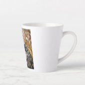  pauw roze gouden kerst latte mok (Rechts)