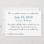 Pauw Save the Date Aankondiging (Achterkant)