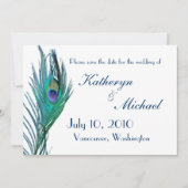 Pauw save-the-date-aankondiging save the date (Voorkant)