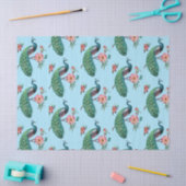 Pauw Serie Design 4 Blauwe Tissue Papier (Craft)