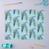 Pauw Serie Design 6 Blauwe Tissue Papier (Craft)