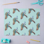 Pauw Serie Design 9 Blauwe Tissue Papier (Craft)