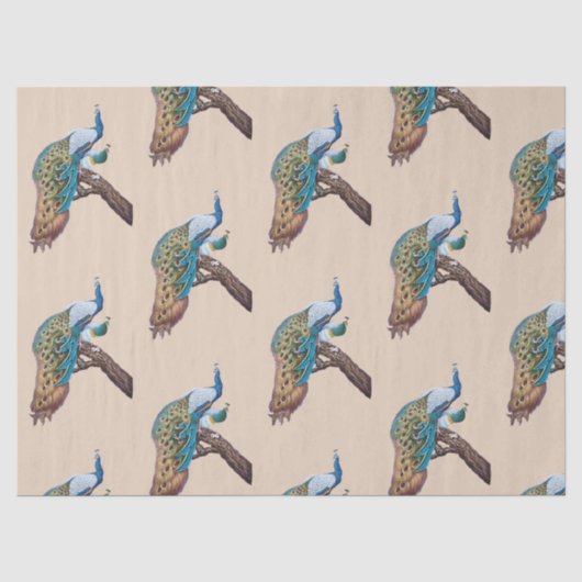 Pauw Serie Design 9 Bruin Tissuepapier (Voorkant)