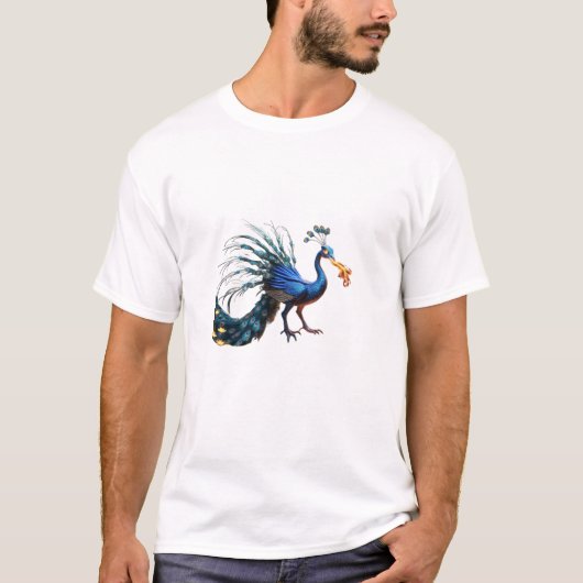 Pauw shirt ontwerp (Voorkant)