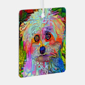 Pauw-sitive Vibes Metalen Ornament (Voorkant Rechts)