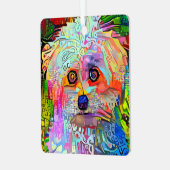 Pauw-sitive Vibes Metalen Ornament (Voorkant links)