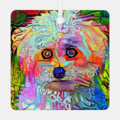 Pauw-sitive Vibes Metalen Ornament (Achterkant)