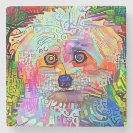 Pauw-sitive Vibes Stenen Onderzetter