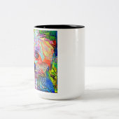 Pauw-sitive Vibes Tweekleurige Koffiemok (Center)