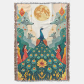 Pauw symbool deken - Midden-Oosten Yazidi (Voorkant Verticaal)