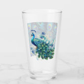 Pauw trots glas (Achterkant)