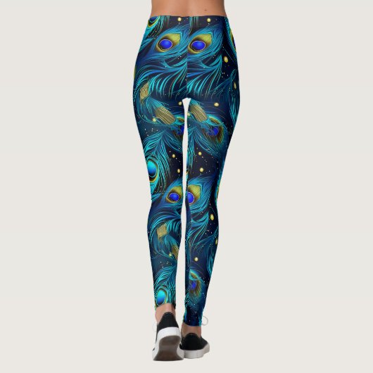 Pauw trots leggings (Achterkant)