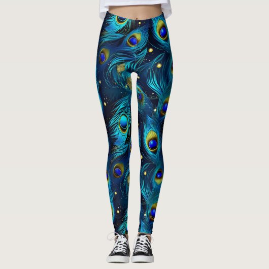 Pauw trots leggings (Voorkant)