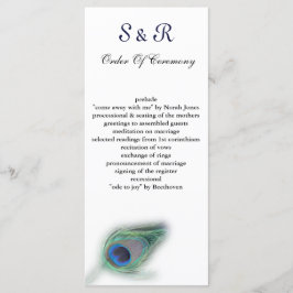 Pauw Trouwprogramma Programmakaart