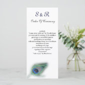 Pauw Trouwprogramma Programmakaart (Staand voorkant)