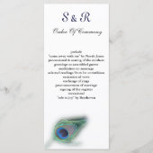 Pauw Trouwprogramma Programmakaart (Voorkant)