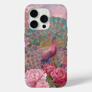 Pauw Tuinontwerp met Bloemen iPhone 15 Pro Case