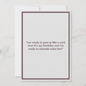 "Pauw-ty Time: The Ultimate Dog Birthday Invitatio Kaart (Achterkant)