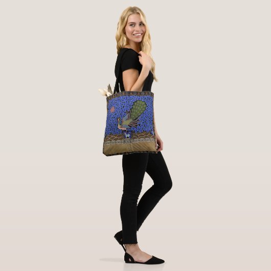 Pauw uit de Qing-dynastie Tote Bag (Op model)