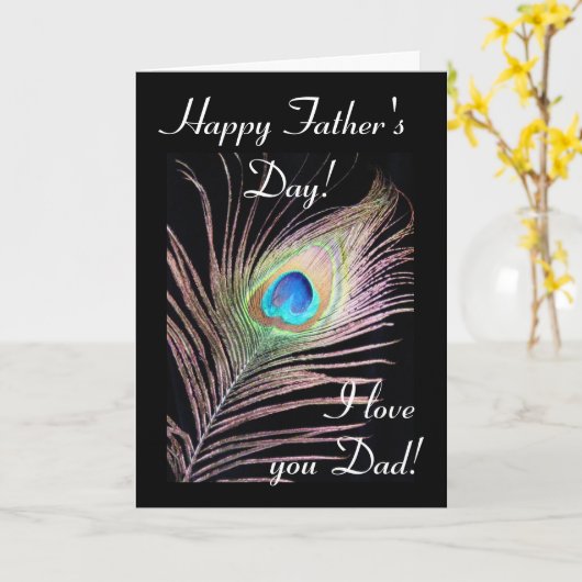 Pauw: Vaderdag Kaart (Gele Bloem)