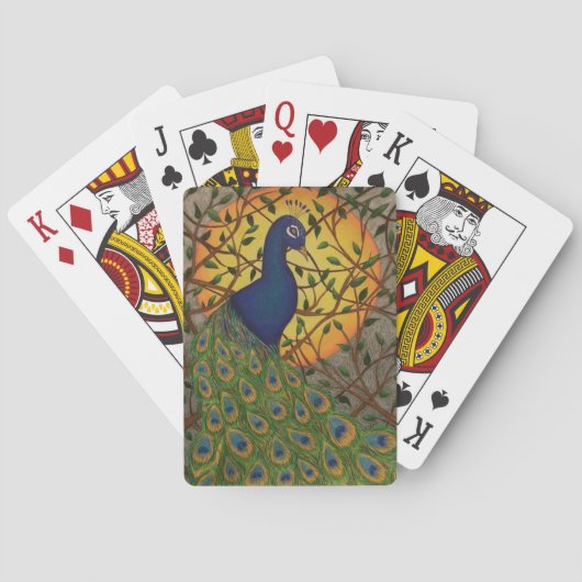 "Pauw van de Nacht" Speelkaarten (Achterkant)