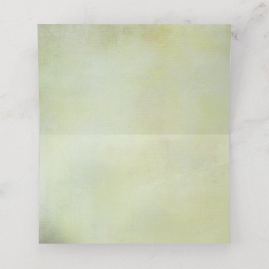  pauw veer bruiloft gevouwen plaatskaartje (Binnenkant ongevouwen)