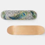 Pauw veren en kant persoonlijk skateboard (Horizontaal)