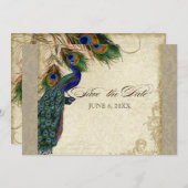 Pauw & Veren Formeel Save the Date Taupe Tan (Voorkant / Achterkant)