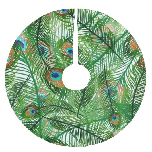 pauw-veren patroon kerstboom rok (Voorkant)