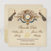 Pauw Vintage Bewaar de Datum Kaarten (Voorkant / Achterkant)