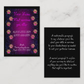 pauw visitekaartje (Voorkant / Achterkant)