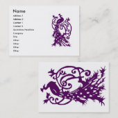 pauw visitekaartje (Voorkant / Achterkant)