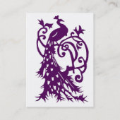 pauw visitekaartje (Achterkant)