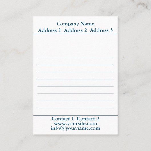  pauw - visitekaartje (Achterkant)