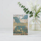  pauw - visitekaartje (Staand voorkant)