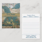  pauw - visitekaartje (Voorkant / Achterkant)