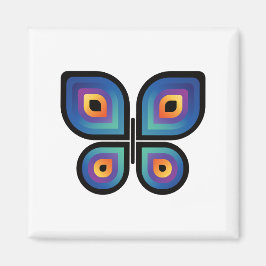 pauw-vlinder magneet