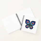 pauw-vlinder notitieboek (Binnen)