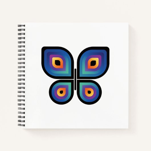 pauw-vlinder notitieboek (Voorkant)