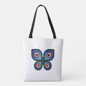 pauw-vlinder tote bag (Achterkant)