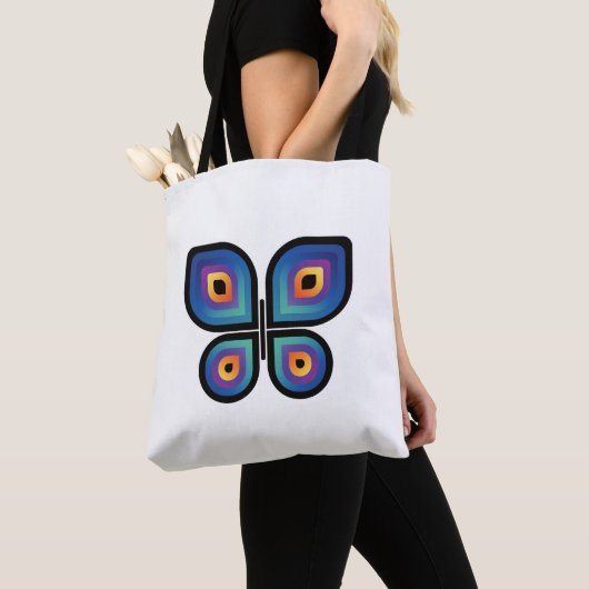 pauw-vlinder tote bag (Dichtbij)