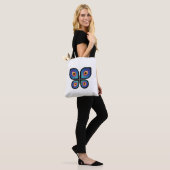 pauw-vlinder tote bag (Op model)