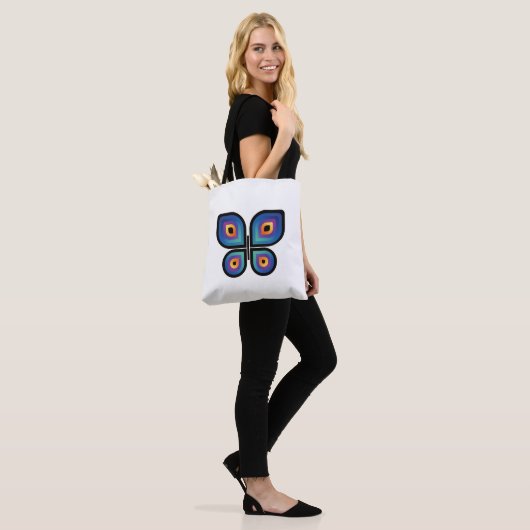 pauw-vlinder tote bag (Op model)
