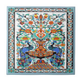 Pauw vogels Tegel, Tegeltje (Voorkant)