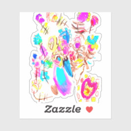 Pauw Vreugde Soort Sticker