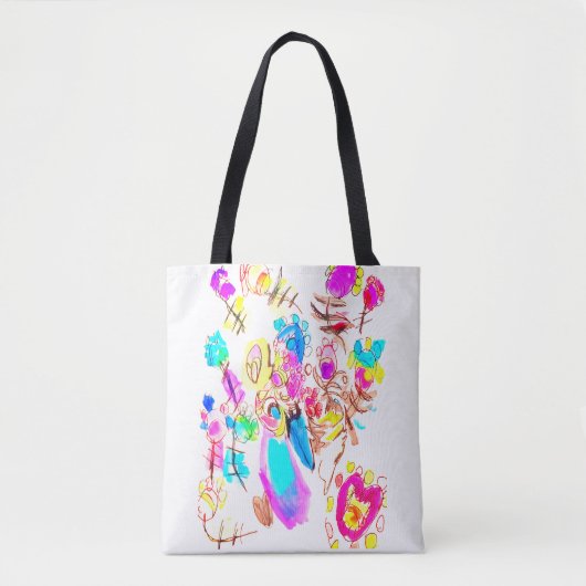 Pauw Vreugde Soort Tote Bag (Voorkant)