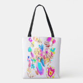 Pauw Vreugde Soort Tote Bag (Achterkant)