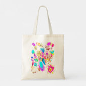 Pauw Vreugde Soort Tote Bag (Achterkant)