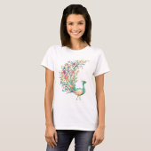 Pauw vrouwen T-shirt (Voorkant volledig)