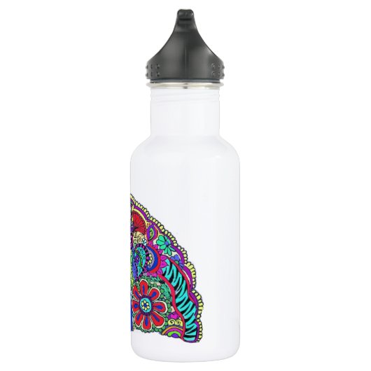  pauw waterfles  (Rechts)